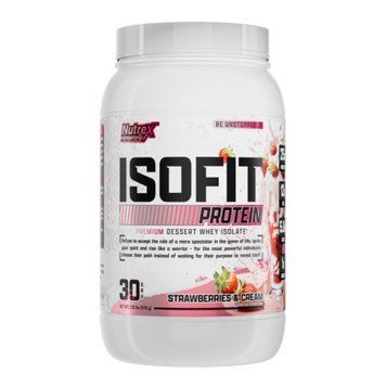 Сироватковий протеїн ізолят Nutrex Isoﬁt 1050 г Strawberry
