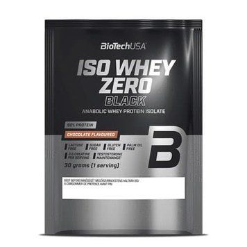 Сывороточный протеин изолят BioTech Iso Whey Zero Black 30 г Strawberry