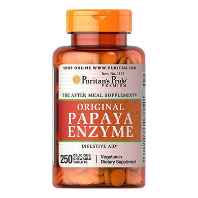 Ферменти ензими Puritan's Pride Papaya Enzyme Original 250 таб