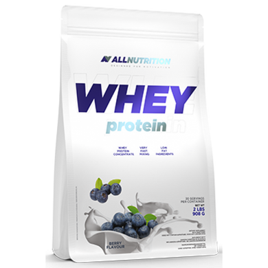 Сироватковий протеїн концентрат AllNutrition Whey Protein (900 г) Blueberry