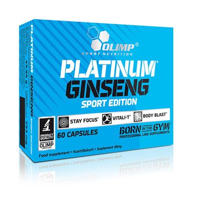 Женьшень Экстракт OLIMP Platinum Ginseng Sport Edition 60 капс