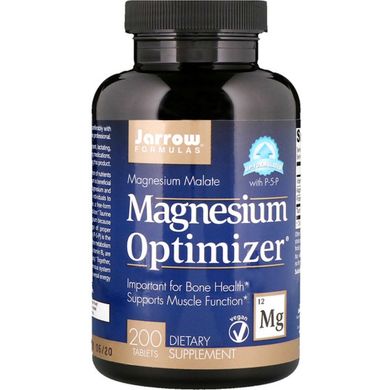 Оптимизатор Магния, Magnesium Optimizer, Jarrow Formulas, 200 таблеток