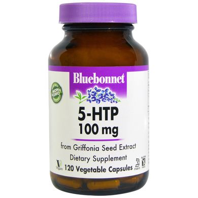 5-HTP (Гидрокситриптофан) 100мг Bluebonnet Nutrition 120 капсул