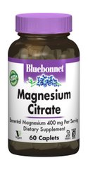 Цитрат Магния, Bluebonnet Nutrition, 60 капсул