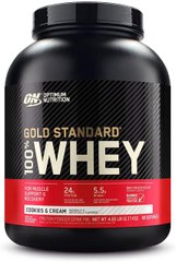Сироватковий протеїн ізолят Optimum Nutrition EU Gold Standard 100% Whey 2270 грам cookies & cream