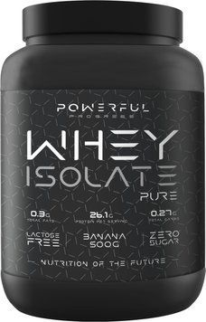 Сывороточный протеин изолят Powerful Progress Whey Isolate Pure 500 г banana