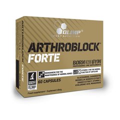 Хондропротектор Olimp Arthroblock Forte Sport Edition 60 капс артроблок