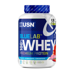 Сироватковий протеїн USN Blue Lab 100% Whey Premium Protein 2000 г strawberry