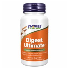 Травні ферменти Now Foods Digest Ultimate 60 капсул