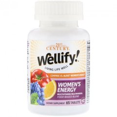 Витамины для женщин 21st Century Wellify! Women's Energy, Multivitamin Multimineral, 65 таблеток