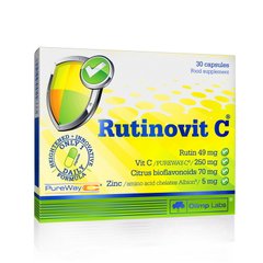 Комплекс для підтримки серцево-судинної системи Olimp Rutinovit C 30 капсул