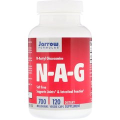 NAG (N-Ацетил-Глюкозамін) , 700 мг, Jarrow Formulas, 120 вегетаріанських капсул