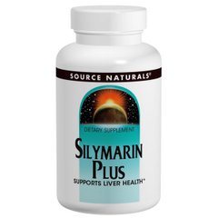 Силимарин Плюс (Расторопша) , Source Naturals, 30 таблеток
