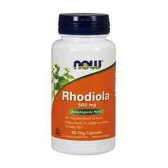 Родиола Rhodiola Now Foods Rhodiola 500 mg (60 капс)