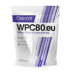 Сироватковий протеїн концентрат OstroVit WPC 80 2270 грам Арахисовая Паста