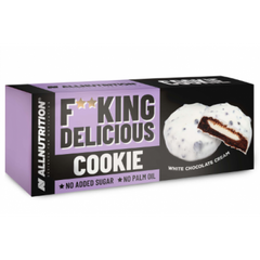 Фитнес печенье AllNutrition Fucking Delicious cookie 128 г White chocolate cream