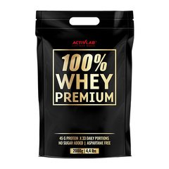 Сывороточный протеин концентрат Activlab 100% Whey Premium 2000 грамм Черника