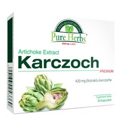 Экстракт артишока Olimp Karczoch Artichoke Extract Premium 420 mg 30 капсул