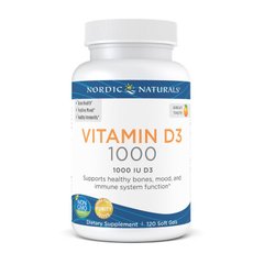 Витамин Д3 Nordic Naturals Vitamin D3 1000 IU 120 капсул