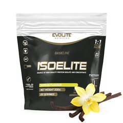 Сироватковий протеїн ізолят Evolite Nutrition IsoElite 500 г vanilla
