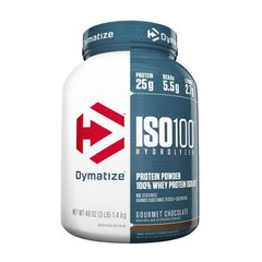 Сироватковий протеїн ізолят Dymatize ISO 100 1400 г chocolate peanut butter