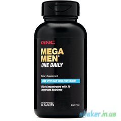 Вітаміни для чоловіків GNC Mega Men One Daily (60 таб) мега мен