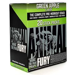 Предтренировочный комплекс Animal Fury Stick Pack Box 20x16,53 г Green Apple