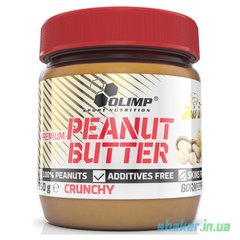 Натуральна арахісова паста Olimp Premium Peanut Butter 350 г crunchy