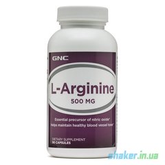 Л-Аргинин GNC L-Arginine 500 (90 капсул) гнс