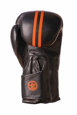 Боксерські рукавиці PowerPlay 3016 Чорно-Оранжеві 14 унцій