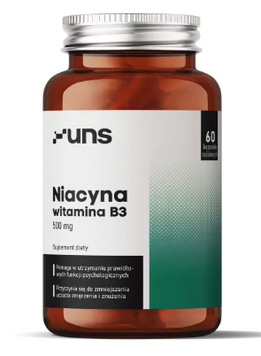 Ніацин Вітамін B3 UNS Niacyna Witamina B3 60 капсул
