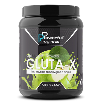 Глютамін Powerful Progress Gluta Х 500 грам Яблуко