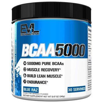 БЦАА Evlution Nutrition BCAA 5000 258 г blue raz