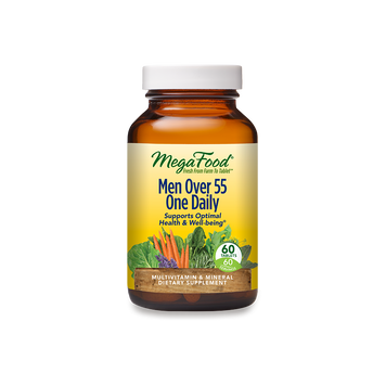 Мультивітаміни для чоловіків 55+, Men Over 55 One Daily, MegaFood, 60 таблеток