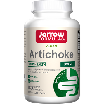 Артишок, Artichoke, Jarrow Formulas, 180 вегетаріанських капсул