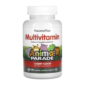 Дитячі Мультивітаміни Nature's Plus Children&rsquo;s Multivitamin 180 Таблеток Cherry