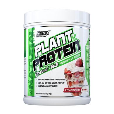 Рослинний протеїн Nutrex Plant Protein 536 г Strawberry Cream
