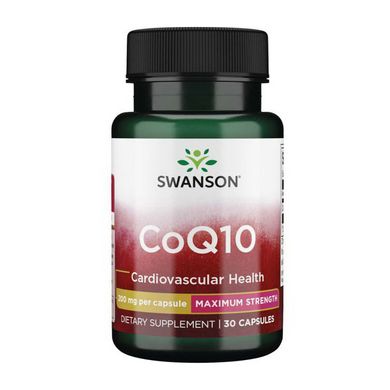 Коензим Q10 Swanson CoQ10 200 mg 30 капсул