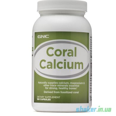 Кораловий кальцій GNC Coral Calcium 180 капс