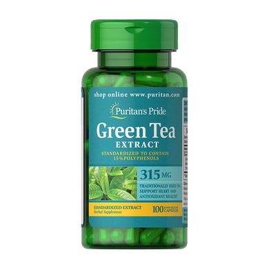 Экстракт зеленого чая Puritan's Pride Green Tea Extract 100 капсул