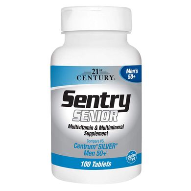 Витамины для мужчин 21st Century Sentry Senior Men`s 50+ (100 таб)