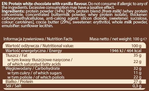 Протеиновый шоколад AllNutrition Protein Chocolate 100 г Milk Flavour