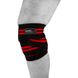 Бинти для колін PowerPlay 2509 Чорно-Червоні