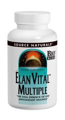 Мультивітаміни, Elan Vital, Source Naturals, 60 таблеток