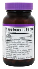 Витамин D3 1000IU, Bluebonnet Nutrition, 90 гелевых капсул