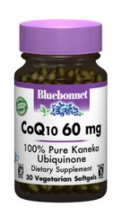 Коензим Q10 60мг, Bluebonnet Nutrition, 30 желатинових капсул