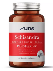 Лимонник китайский UNS Schisandra+Bioperine 60 капсул