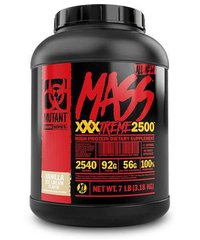 Гейнер для набору маси Mutant Mass xXxtreme 2500 3180 г мас екстрим vanilla ice cream