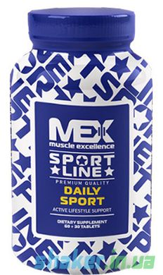 Комплекс вітамінів MEX Nutrition Daily Sport (90 таб) дейлі спорт