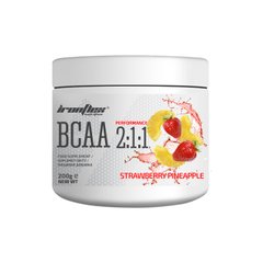 БЦАА IronFlex BCAA Performance 2: 1: 1 200 грам Полуниця-ананас